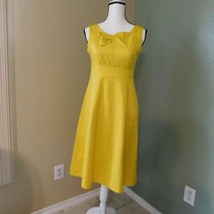 Merona yellow dress, sz 4